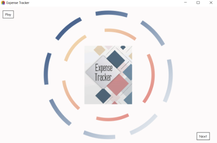Expense Tracker application interface